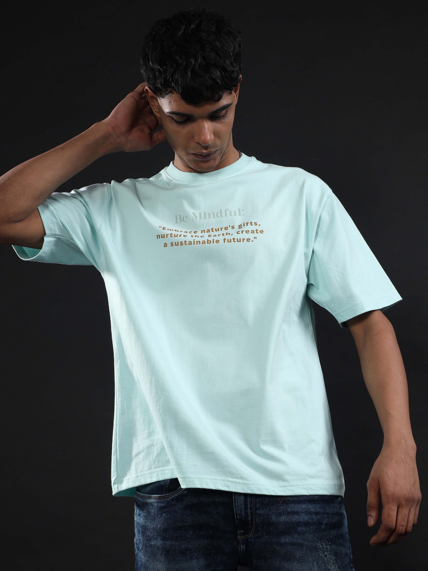 Find Peace Unisex Green oversized t-shirts