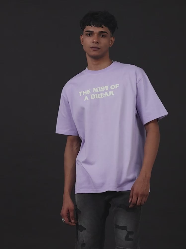 Unisex lavender oversized t-shirts